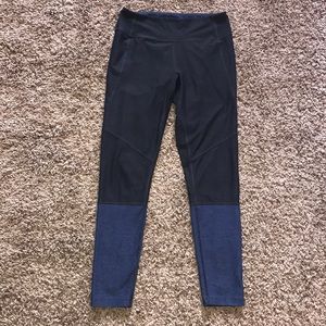 M Outdoor Voices Charcoal/Navy Warm Up Legging